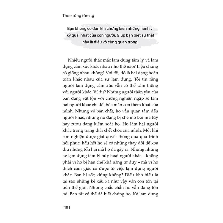 Thao Túng Tâm Lý - Nhận Diện, Thức Tỉnh Và Chữa Lành Những Tổn Thương Tiềm Ẩn - Ảnh 7