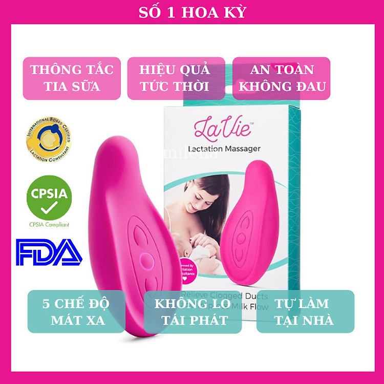 Mua Máy Massage Thông Tắc Tia Sữa Lavie Chính hãng Ưu đãi - Hình ảnh 4