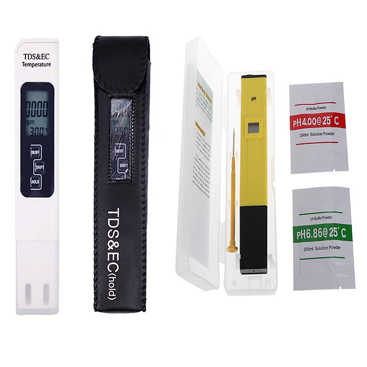 Combo bút đo độ PH và bút thử nước EC