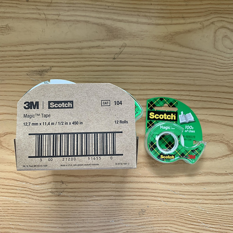 Băng dính đa năng Scotch 3M 104 (12,7mm x 11,4m) kèm máy cắt mini - Ảnh 3