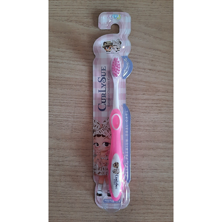 Bàn chải trẻ em Curly Sue màu hồng Chính hãng Ưu đãi - Hình ảnh 3