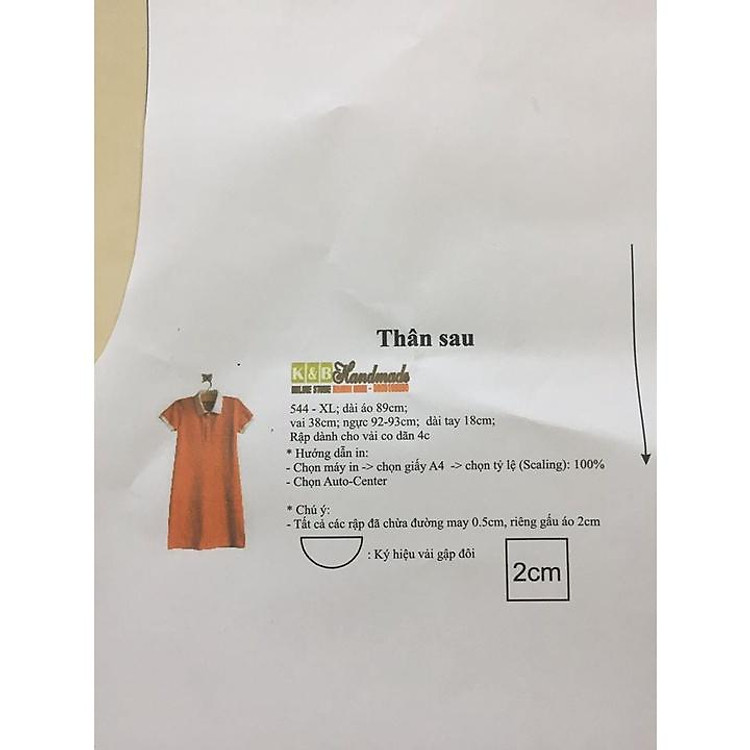 Rập Giấy A0 mã 621 (Bản Vẽ) - Ảnh 3