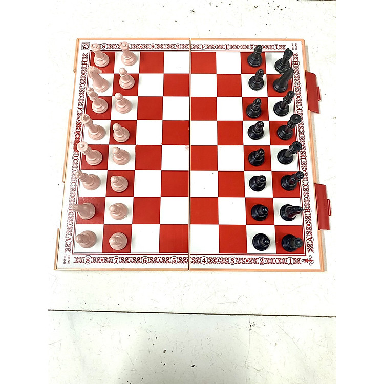 Bộ Bàn Cờ Vua Nhựa Lớn 44x42cm Chính hãng Tiết kiệm - Hình ảnh 5