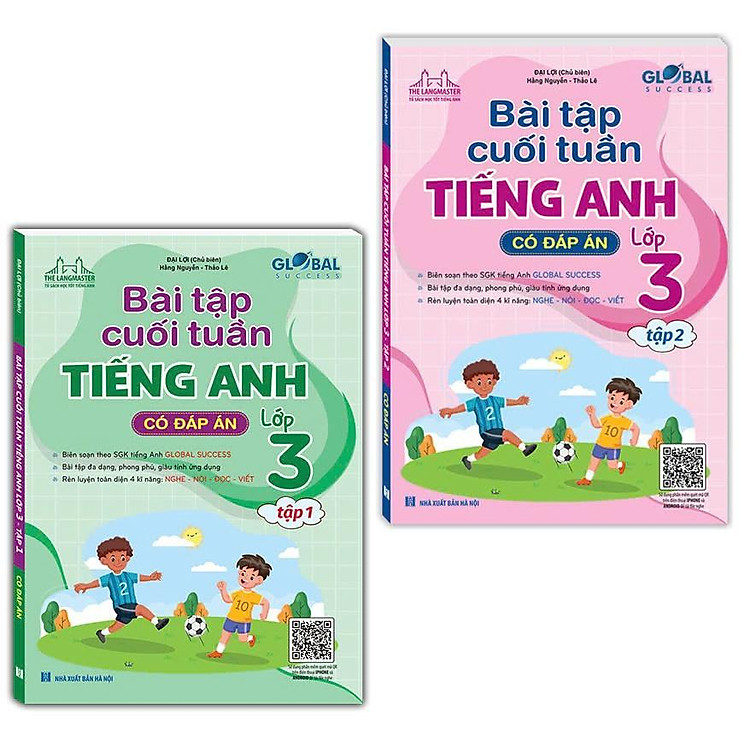 Global Success – Bài Tập Cuối Tuần Tiếng Anh Lớp 3 – Có Đáp Án