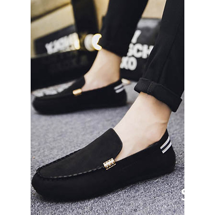 Giày Lười Nam Cao Cấp Phong Cách Hàn Quốc Phong Cách - Màu Đen SV05-S39