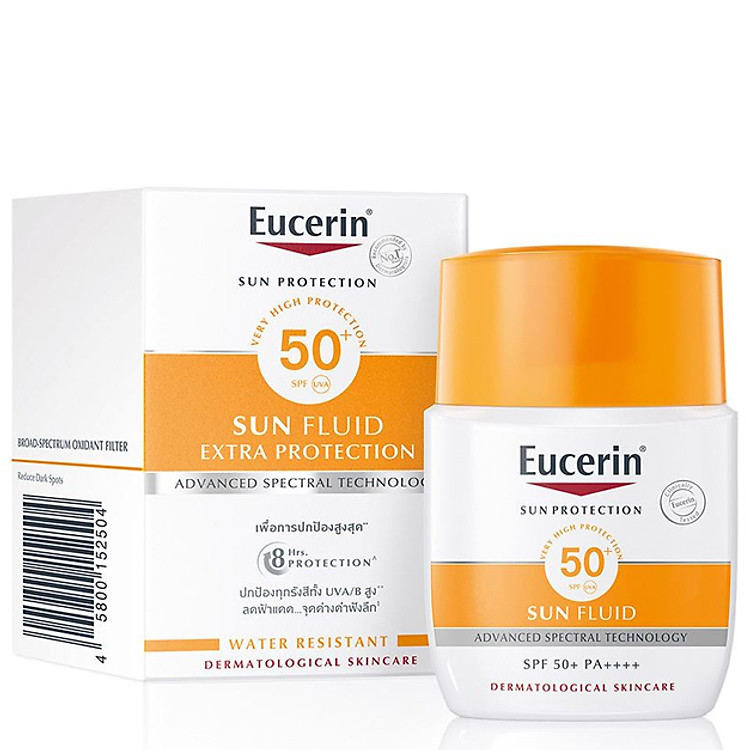 Kem Chống Nắng Eucerin Sun Fluid Mattifying SPF 50+ (50 ml), Cho Da Thường, Da Hỗn Hợp
