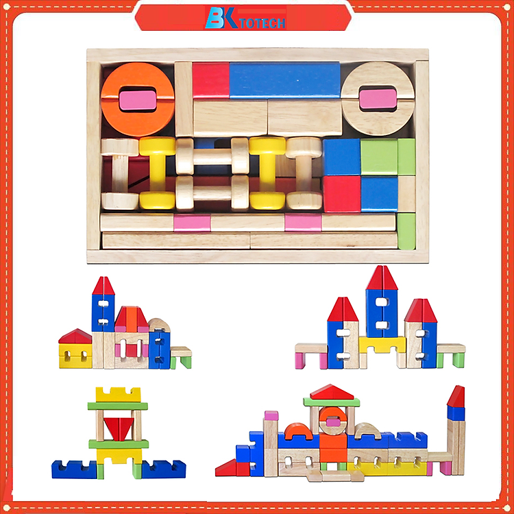 Mua tại Tiki: Mua Bộ xếp hình gỗ lâu đài Winwintoys Chính hãng Ưu đãi