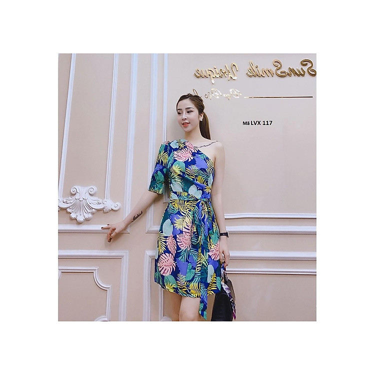 Váy lệch vai thiết kế độc lạ siêu cá tính gợi cảm hàng đẹp