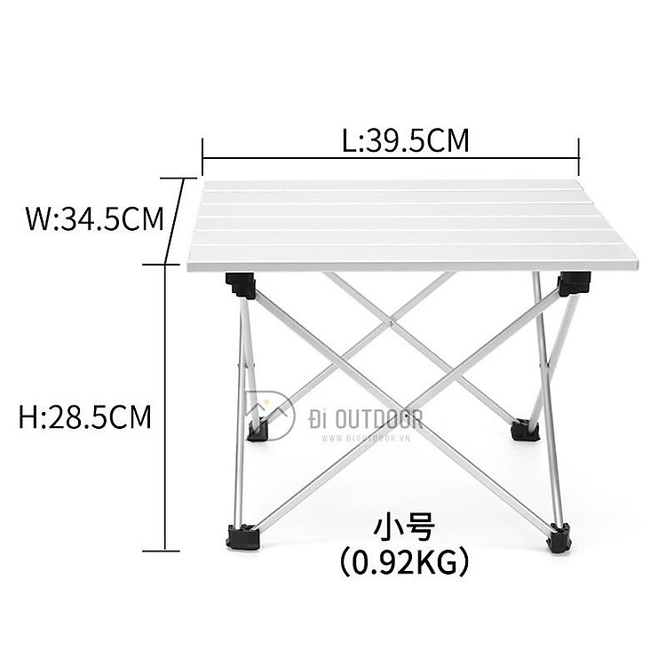 Bàn du lịch dã ngoại xếp gọn size S
