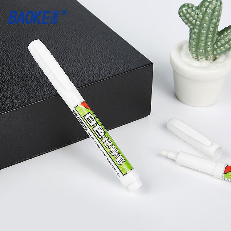 Bút Marker Đánh Đấu Mực Trắng 3mm (12 cây) - Ảnh 5