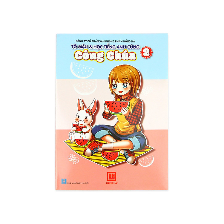 Bộ 3 Quyển Vở Tô Màu và Học Tiếng Anh Cùng Công Chúa Hồng Hà - Ảnh 3