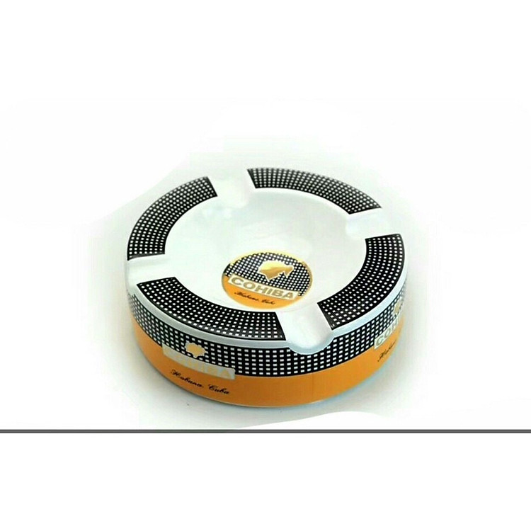 Gạt tàn xì gà 4 điếu, hình tròn, COHIBA, GA 016