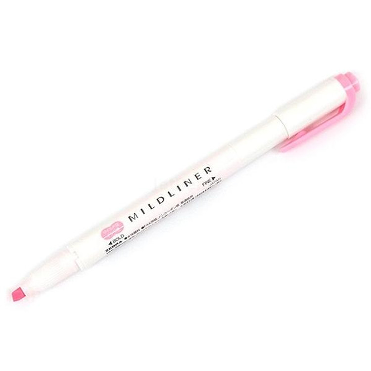 Viết Lông Dầu Dạ Quang Zebra Mildliner-MP (Mild Pink) - Ảnh 4