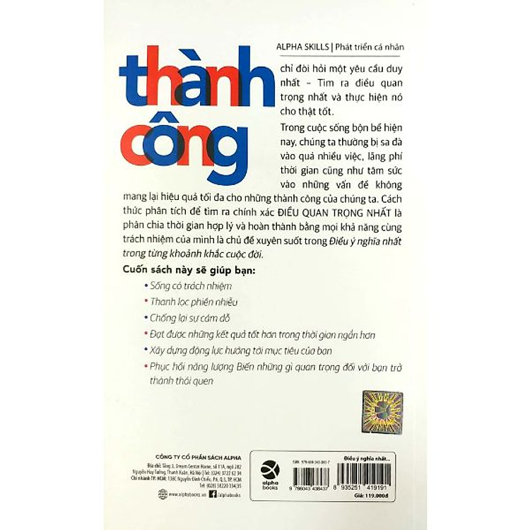 The One Thing - Điều Ý Nghĩa Nhất (Tái Bản 2022) - Ảnh 3