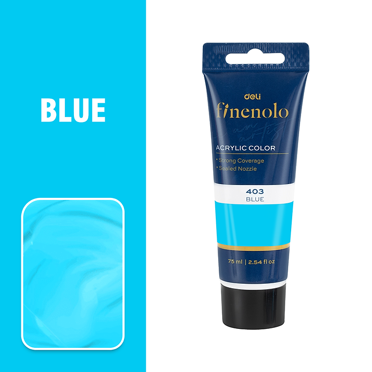 Màu Acrylic Tuýp 75ml Finenolo (Đủ màu) - Ảnh 3