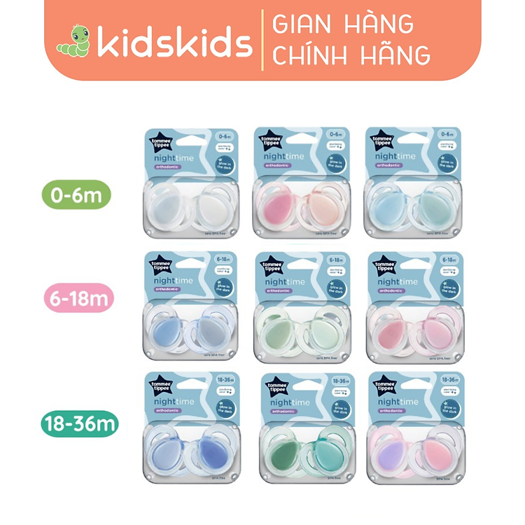 Tìm mua tại Avakids:Ty Ngậm Dạ Quang Tommee Tippee 18-36 Tháng, tràn ngập Khuyến mãi, Ưu đãi