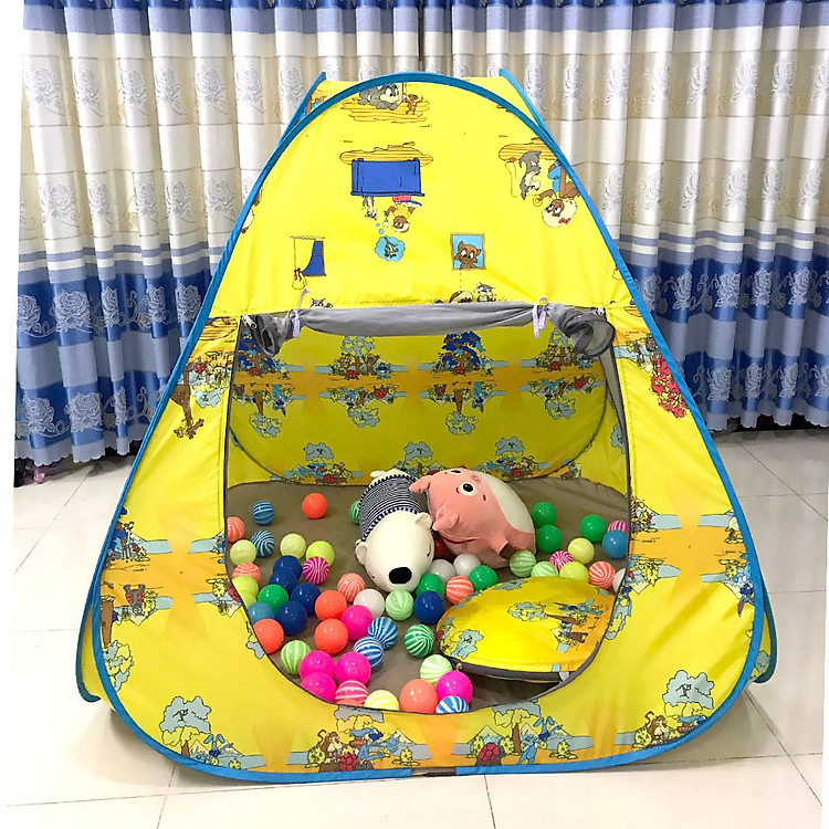 Lều Họa Tiết,Lều Chơi Cho Bé Tự Bung Cao Cấp