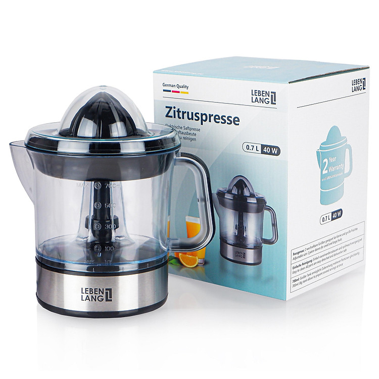 Máy vắt cam 0.7lit LB389 Lebenlang (Hàng nhập khẩu)