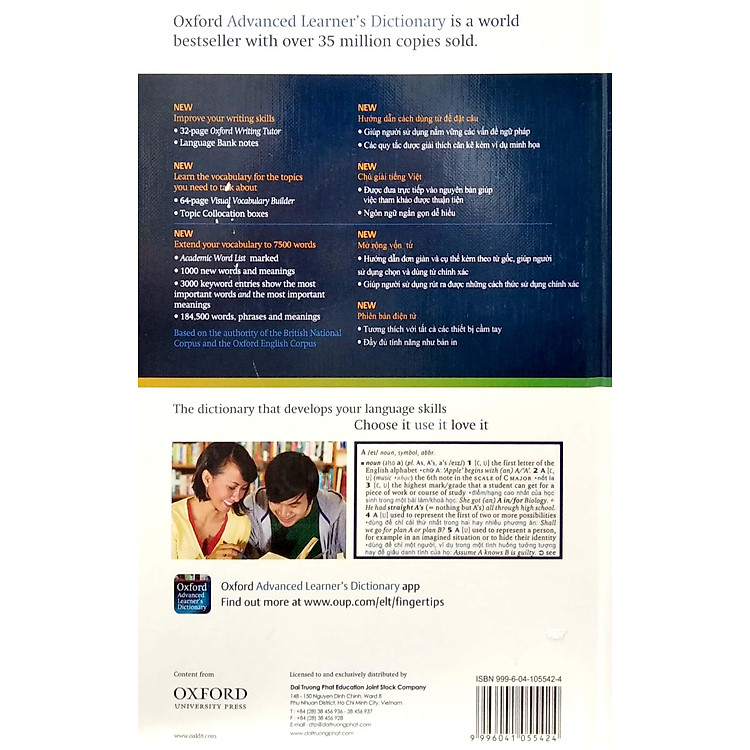 Oxford Advanced Learner's Dictionary 8th Edition (With Vietnamese Translation) - Ảnh 4