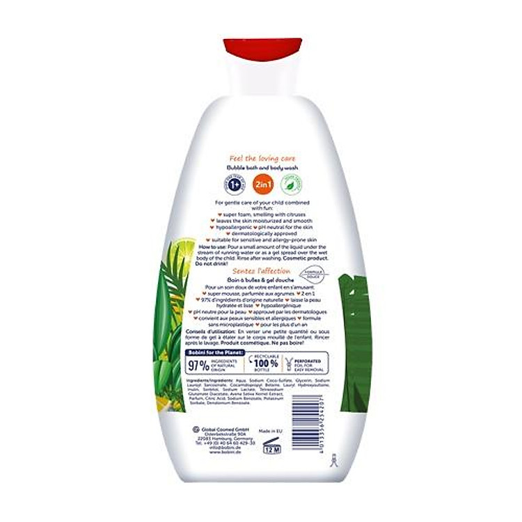 Gel tắm Bobini Fun cho trẻ 500ML Chính hãng Giá tốt - Hình ảnh 5