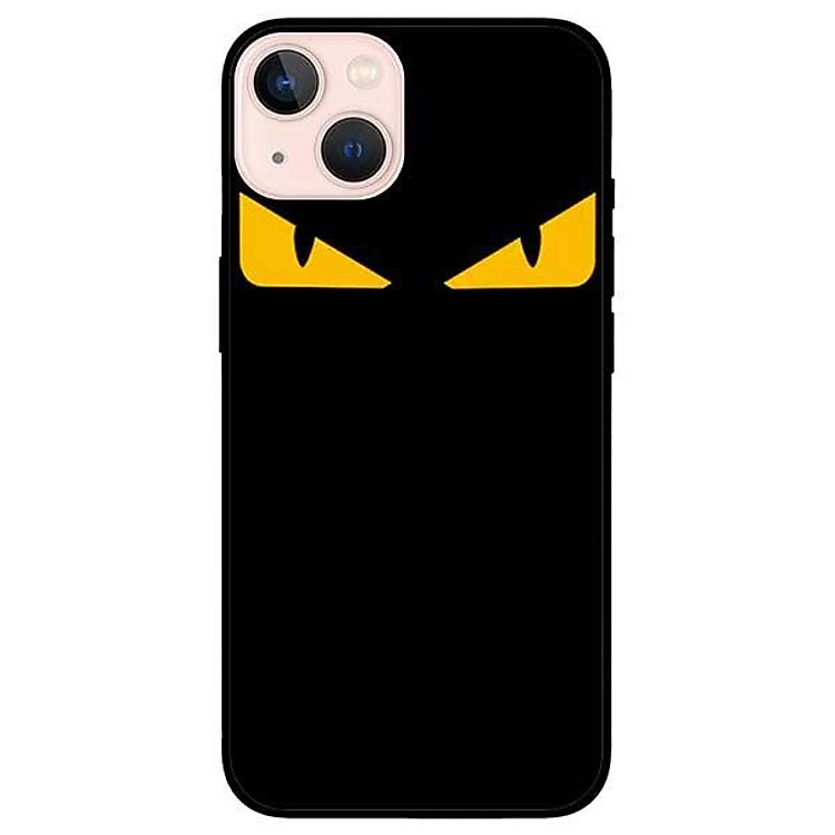 Ốp lưng dành cho Iphone 13 Mini - Iphone 13 - Iphone 13 Pro - Iphone 13 Pro Max - Cặp Mắt Vàng Trên
