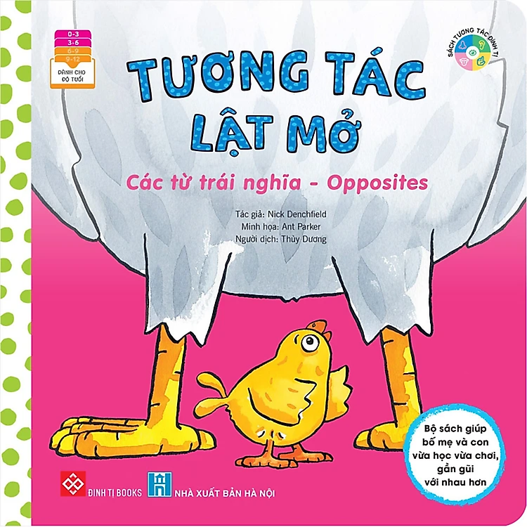 Song Ngữ Việt Anh Cho Bé: Tương Tác Lật Mở – Các Từ Trái Nghĩa