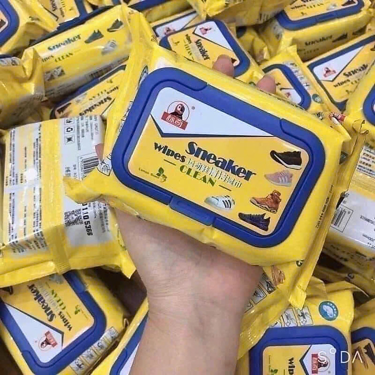 Khăn ướt lau giày gói 80 miếng, khăn lau đa năng, khăn vệ sinh túi xách balo