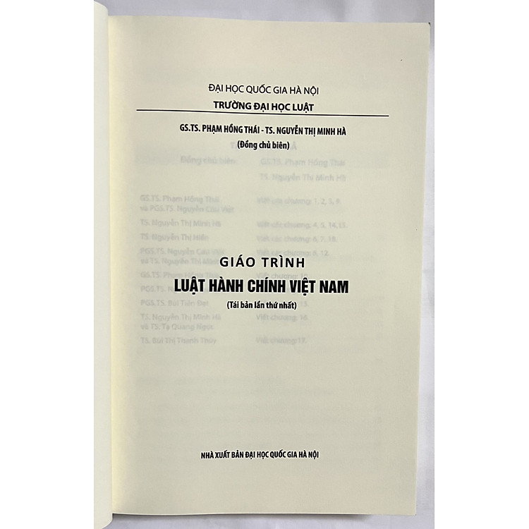 Giáo Trình Luật Hành Chính Việt Nam - Ảnh 3