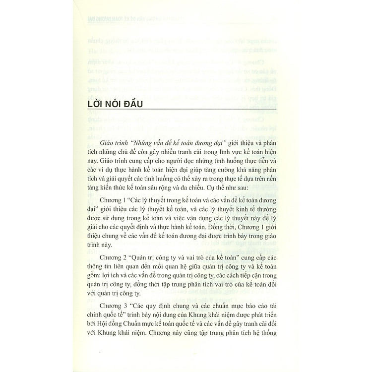 Giáo Trình Những Vấn Đề Kế Toán Đương Đại - Ảnh 5