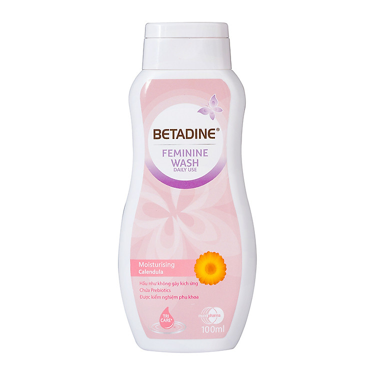 Dung dịch vệ sinh phụ nữ Betadine Moisturising - chai 100ml