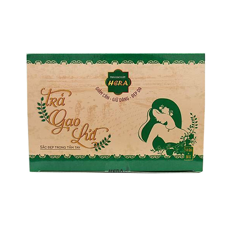 Thực Phẩm Chức Năng Hỗ Trợ Giảm Cân Trà Gạo Lứt Hera 14 gói/hộp