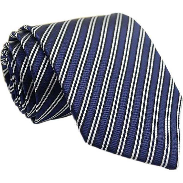 Cà Vạt Nam Titishop CVN091 (145 x 8 cm) - Xanh Đen