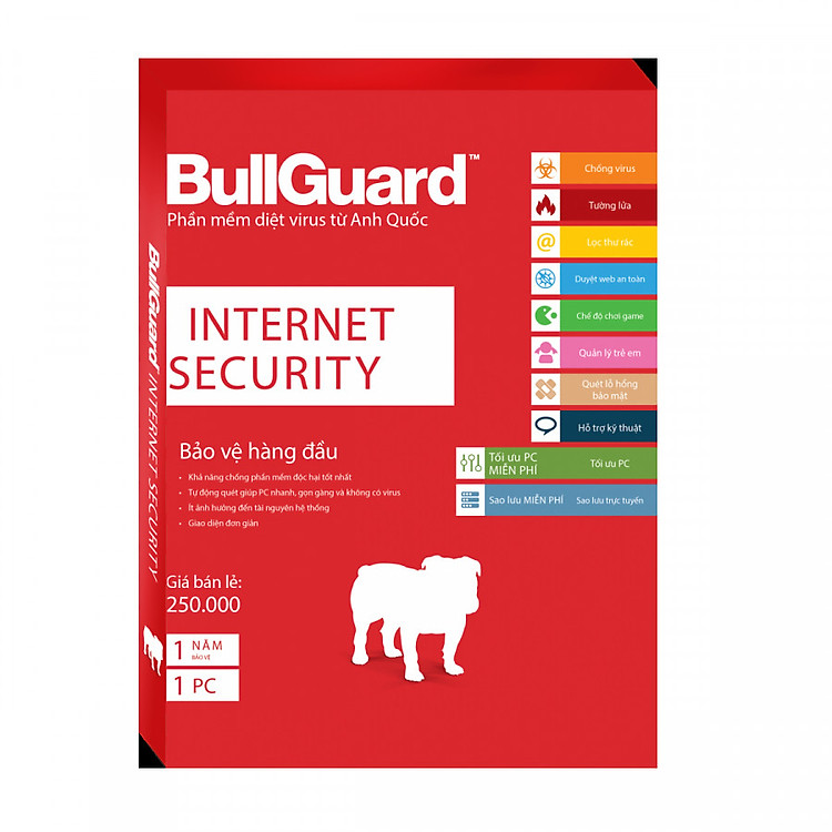 Phần mềm diệt virus BullGuard Internet Security
