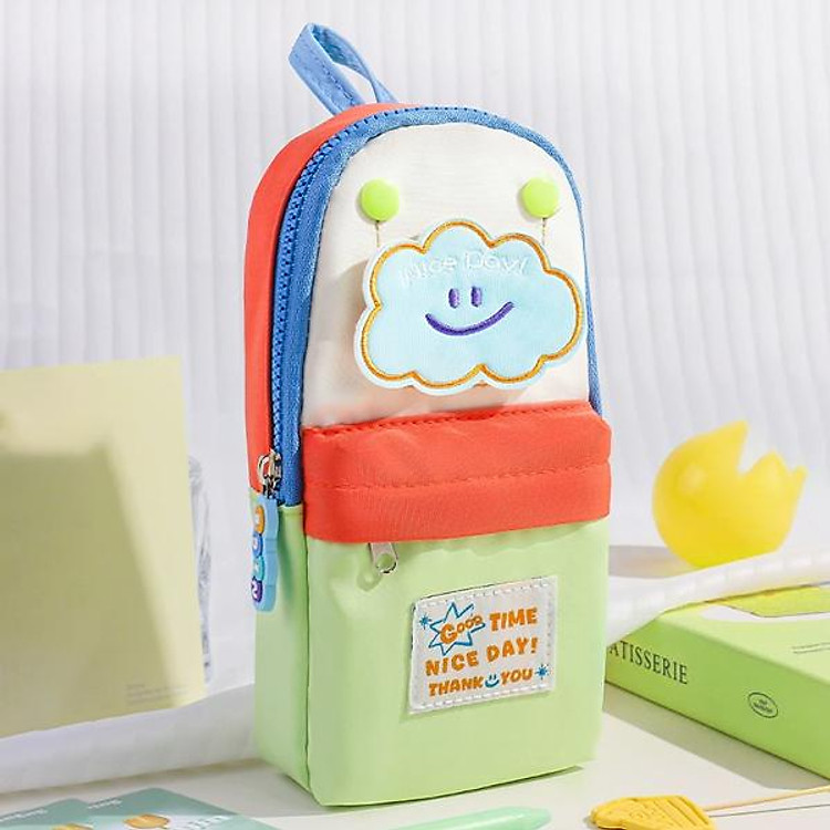 Bóp Viết Vải Dạng Đứng Shunde 9121 - Màu Xanh Lá - Ảnh 2