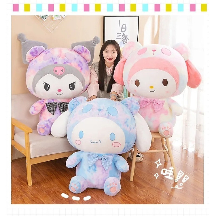 Mua Thú nhồi bông Kuromi - Melody - Cinnamoroll Chính hãng Giá rẻ - Hình ảnh 4