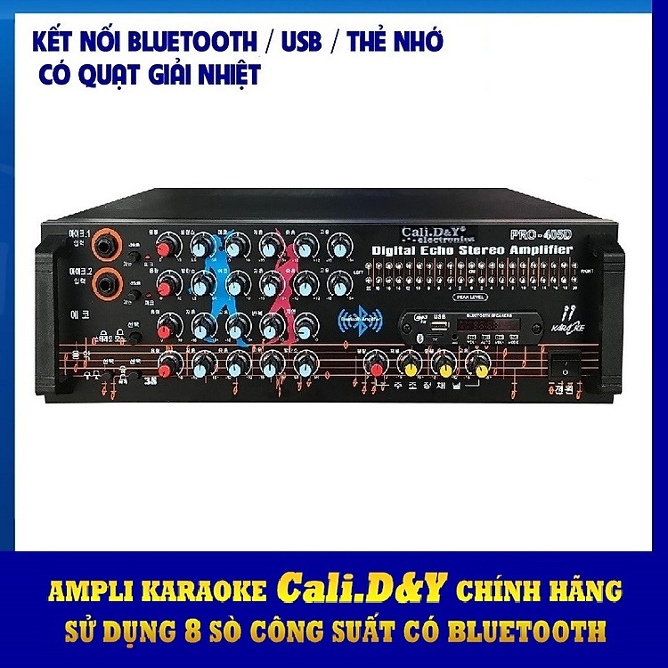 Amply USB Bluetooth Cali.D&Y 405D - hàng chính hãng