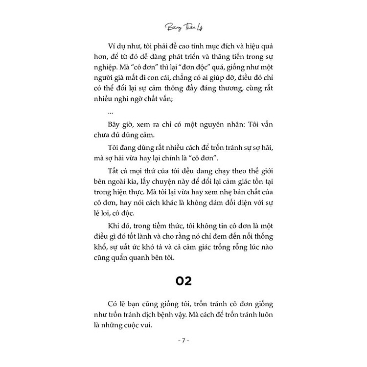 Làm Bạn Với Sự Cô Đơn - Ảnh 3