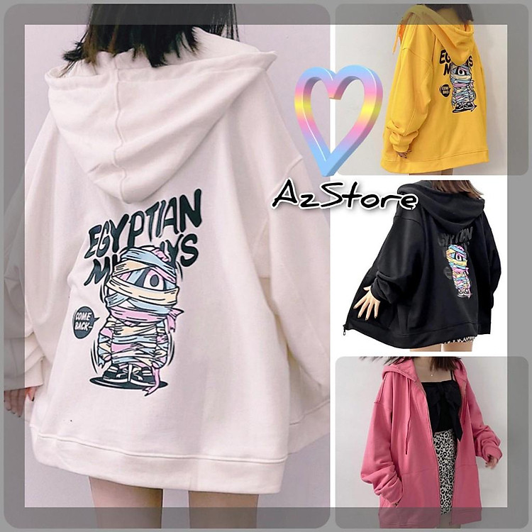ÁO KHOÁC NỈ HOODIE FULL ZIP NAM NỮ HOOIDE