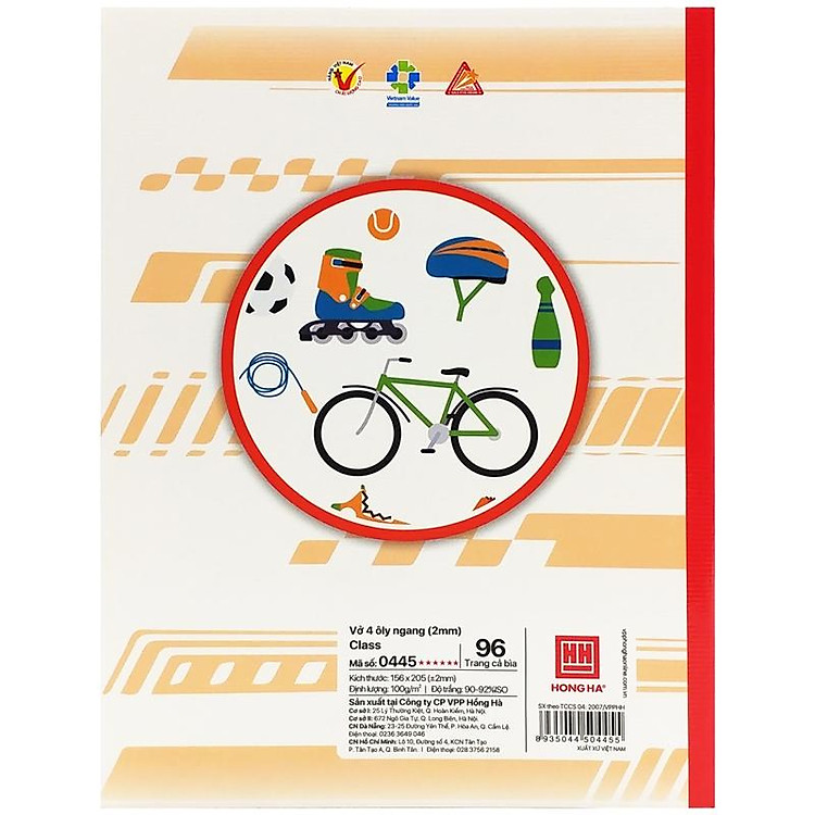 Vở 4 Ly Ngang 96 Trang 100gsm Hồng Hà 0445 - Ảnh 6