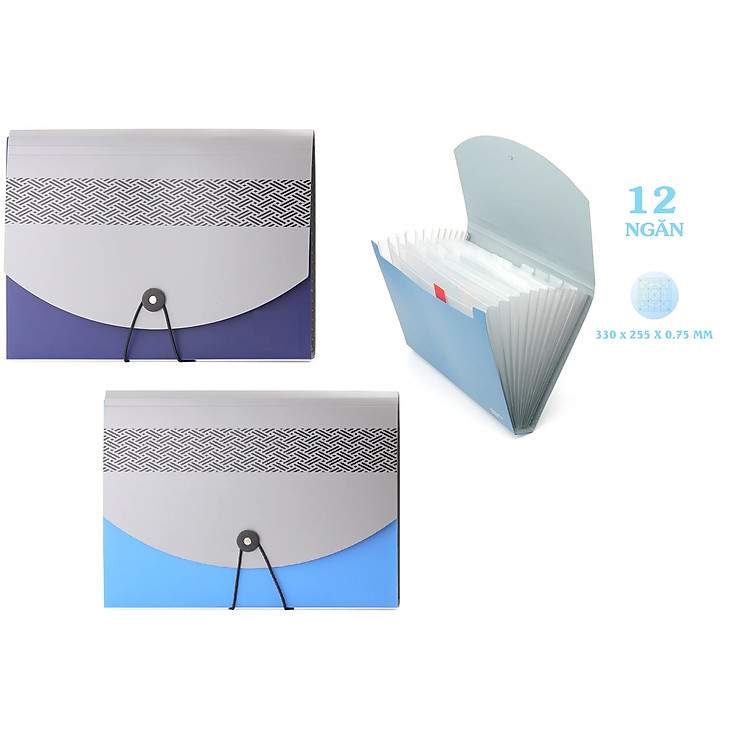 Cặp 12 Ngăn Flexoffice Fo-EB01