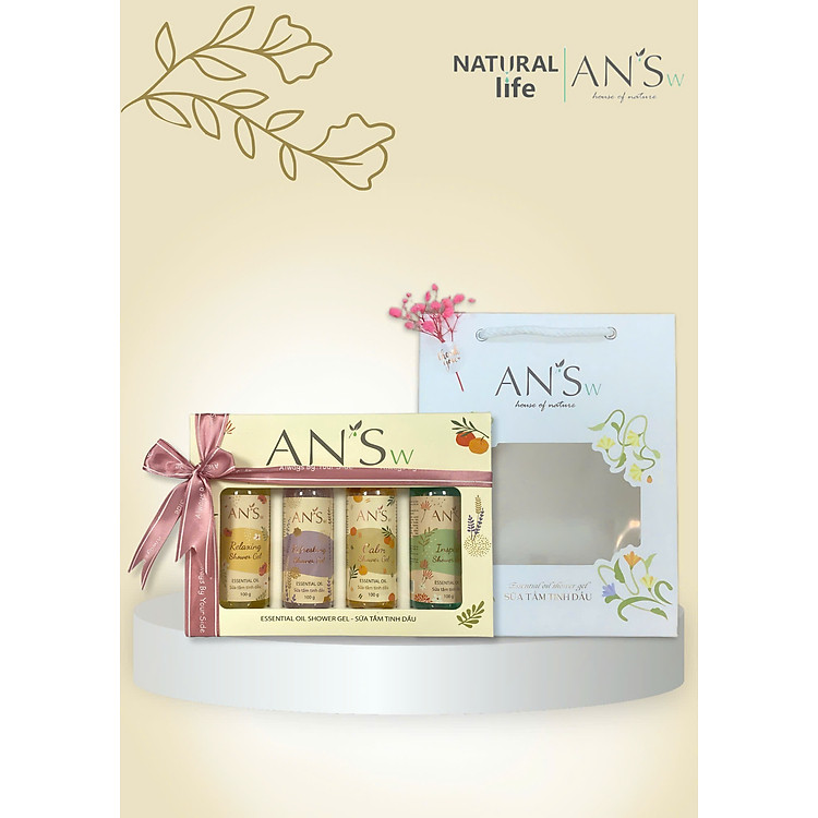 Hộp quà tặng gel tắm AN’Sw (4 sản phẩm)