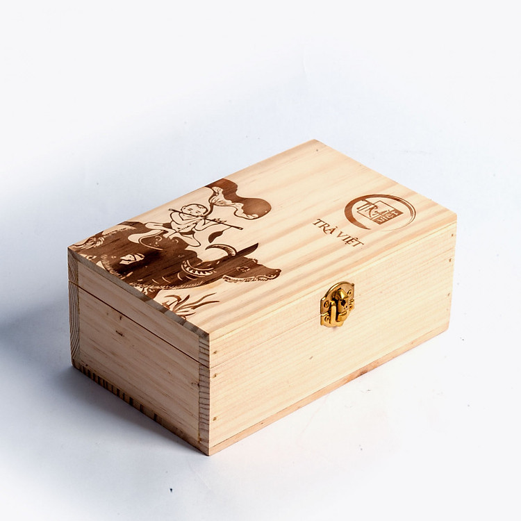 Hộp trà Tâm Phúc – Ô Long (gỗ)