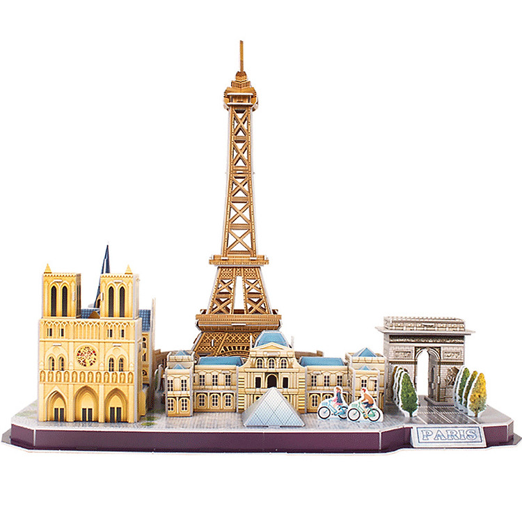 Bộ đồ chơi mô hình lắp ráp - Mẫu Thành Phố Paris, Pháp