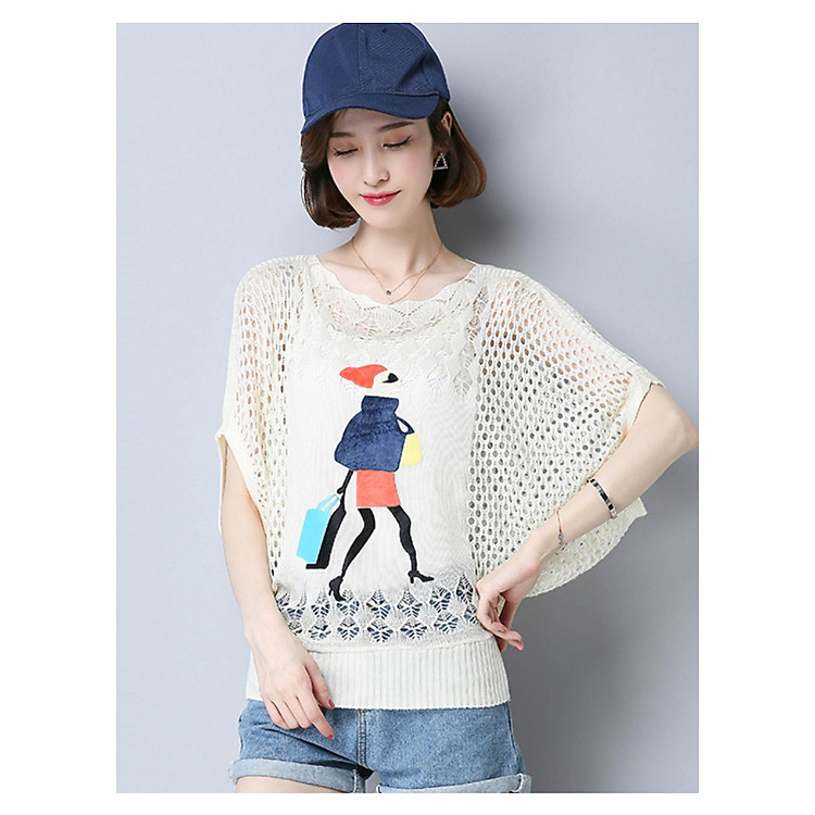 Áo Len Nữ Tay Lửng Nhẹ One Size 44-57Kg ALN023 MayHomes