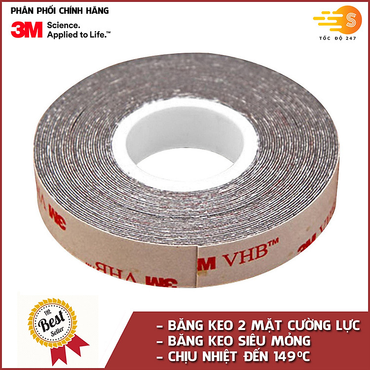 Băng keo cường lực 3M VHB 5915-12 (12mm x 33m)