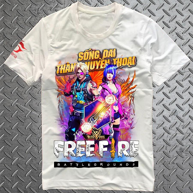 Áo Free Fire - Áo FF Mùa 8 Anh Hùng Thép F1