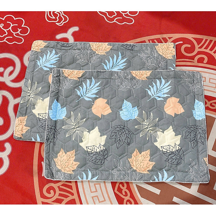 Vỏ Gối Cotton Cao Cấp 45x65cm, Vỏ Gối Trần Bông, Có Khóa Kéo (1 Đôi) - Đẹp, Sang Trọng - HÀNG CHÍNH HÃNG MINIIN