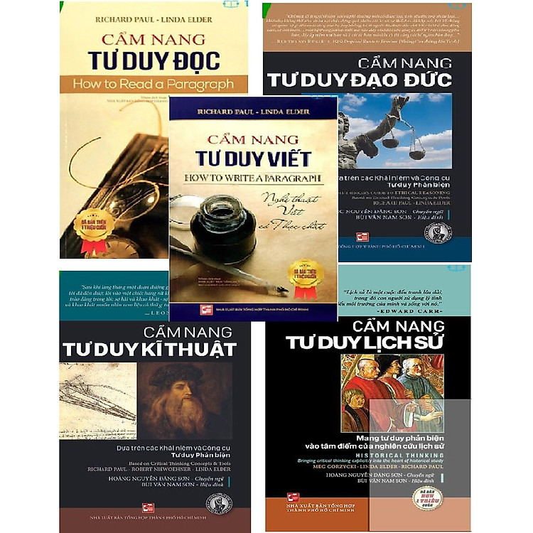 Combo bộ sách Cẩm nang tư duy - Bộ 5 cuốn