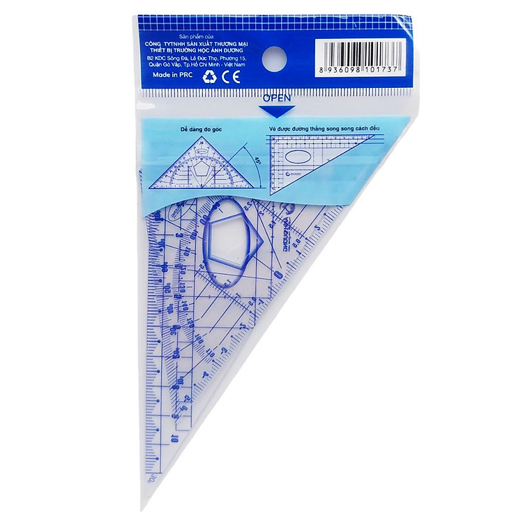 Thước Eke Ánh Dương TRAD-2 (Bộ 2) - Ảnh 2