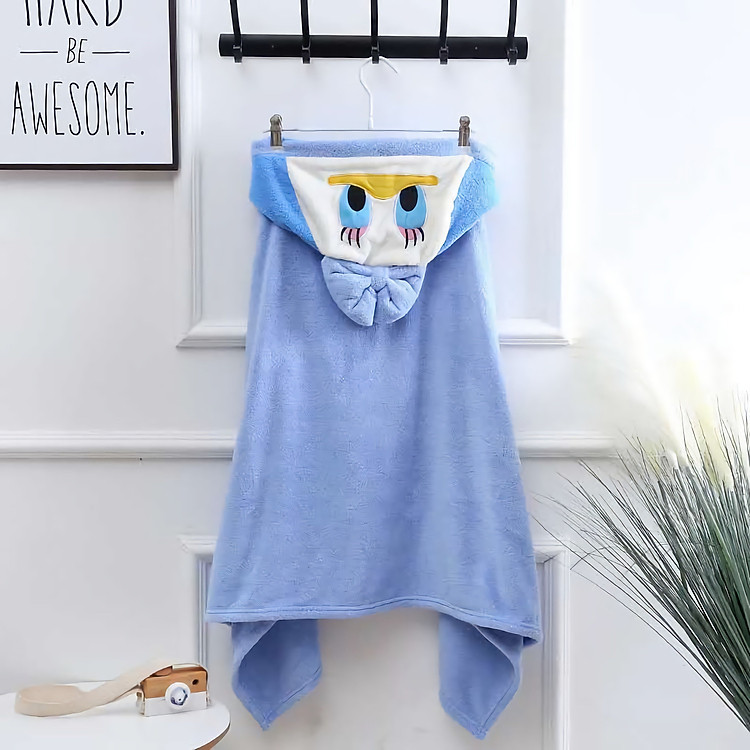 Mua tại Lazada: Khăn tắm cho bé lông cừu màu xanh Chính hãng, giá tốt